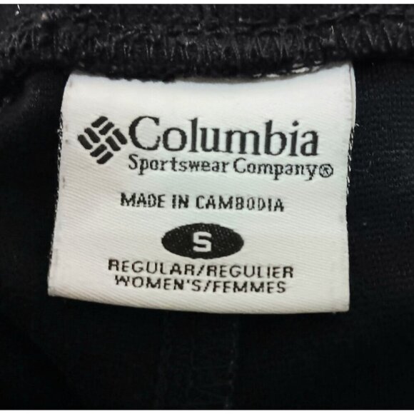 3/10 COLUMBIA Straight Leg Athletic Pants S Black Gym Yoga Hiking Workout - Picture 8 of 9